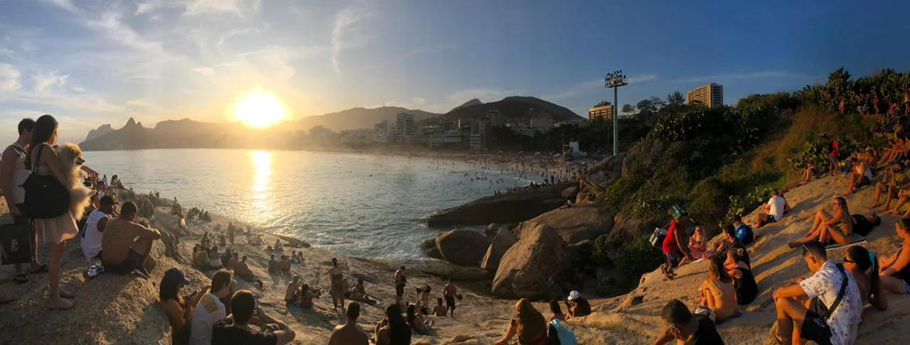 Atardecer desde la Pedra do Arpoador